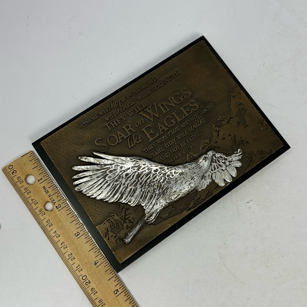 Lighthouse Christian Isaiah 40:31 They Will Soar on Wings Like Eagles Plaque W7 - Picture 5 of 5